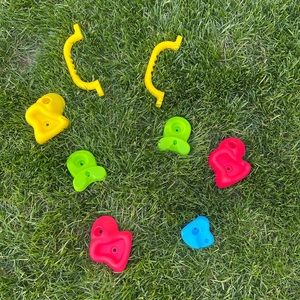 New KidKraft rocks for rock wall and handles